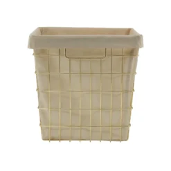 Clever Cube Wire Insert Gold Storage Basket 7 Clever Cube Wire Insert Gold Storage Basket -Livora Home Shop 12932964 1064916613834618