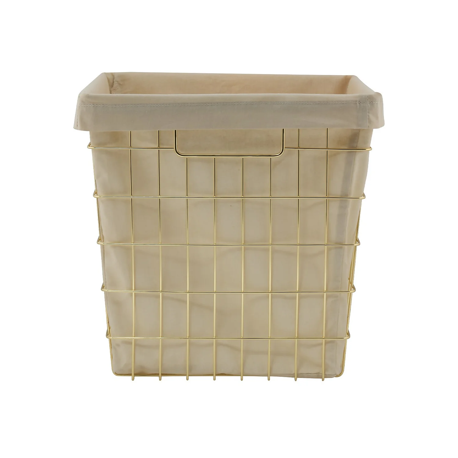 Clever Cube Wire Insert Gold Storage Basket 5 Clever Cube Wire Insert Gold Storage Basket - Image 3