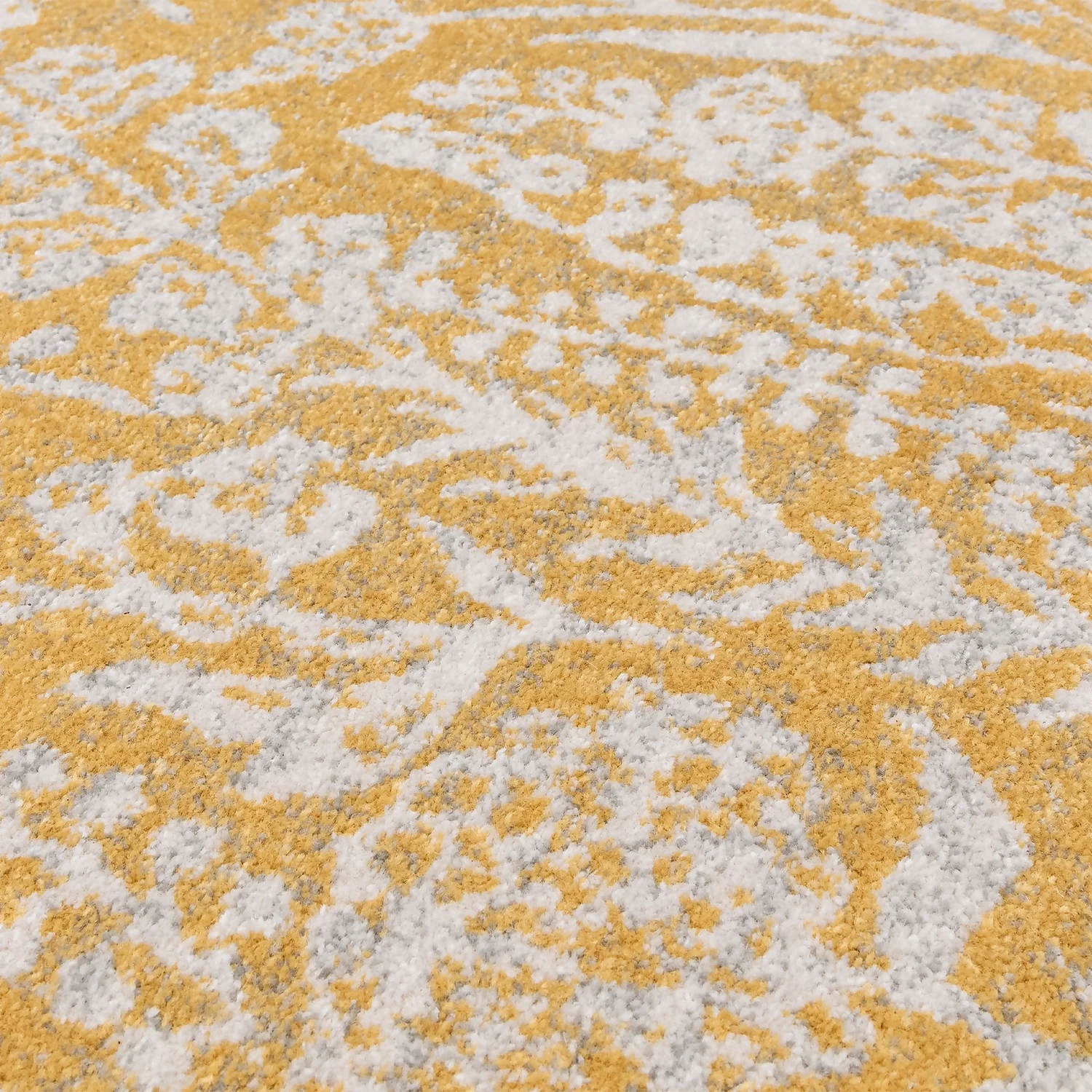 Country Floral Rug - Ochre - 120x170cm 6 Country Floral Rug - Ochre - 120x170cm - Image 4