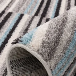 Barcode Stripe Rug - 120x170cm -Livora Home Shop 13112212 6844874877681327