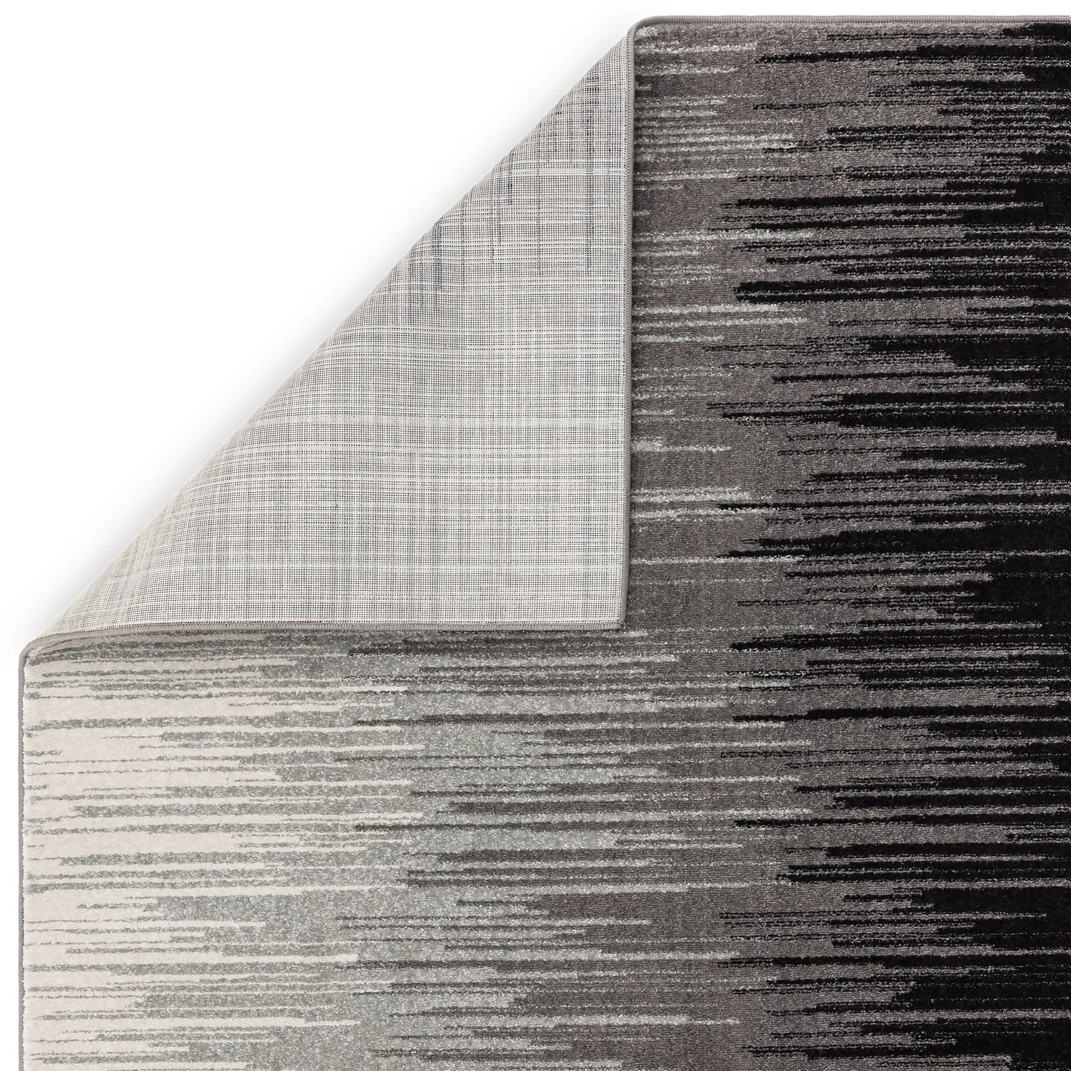Parallel Stripe Rug - Grey - 120x170cm 4 Parallel Stripe Rug - Grey - 120x170cm - Image 2