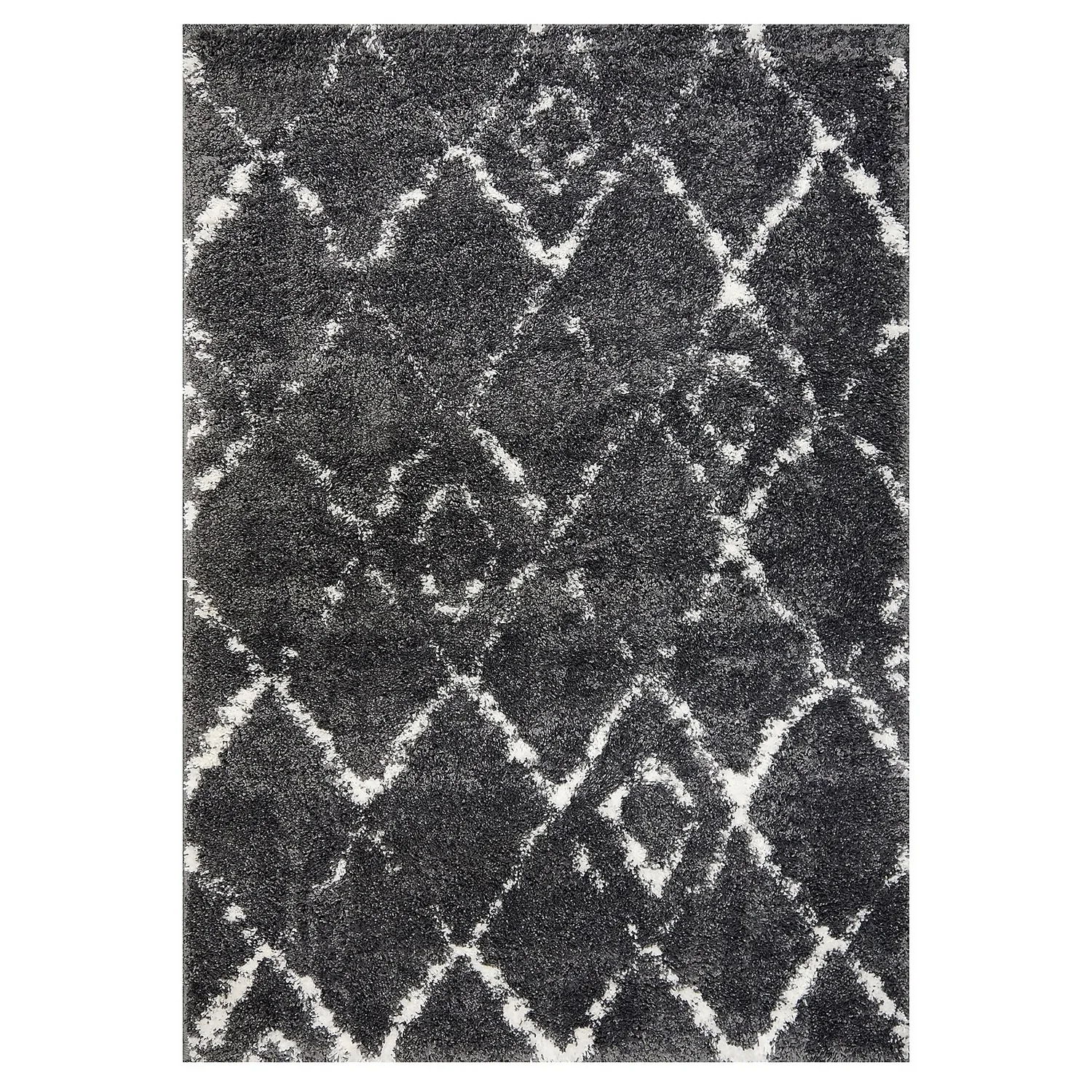 Deluxe Berber Rug - Charcoal & White - 120x160cm 3 Deluxe Berber Rug - Charcoal & White - 120x160cm