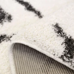 Deluxe Berber Rug - Black & White - 120x160cm -Livora Home Shop 13112229 5814895596617795