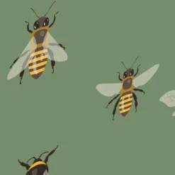 Curver Stockholm Bees Deco Storage Box - Green - 22L -Livora Home Shop 13169626 1514898511842148