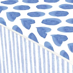 Curver Stockholm Coastal Deco Storage Box - Blue & White - 22L -Livora Home Shop 13169627 2314898511718017