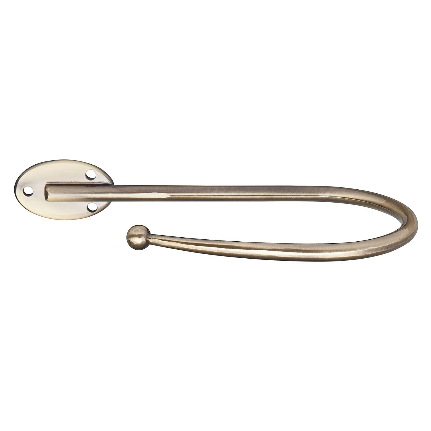 Antique Brass J Curtain Holdback - 2 Pack 3 Antique Brass J Curtain Holdback - 2 Pack