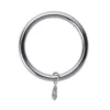 Satin Steel 25/28mm Metal Curtain Rings -Livora Home Shop 13239137 1074944104046297
