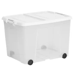 75L Storemaster Box With Lid - Clear
