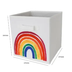 Living Elements Compact Cube Fabric Insert - Charity Rainbow -Livora Home Shop 13432921 8994943614441773