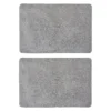 Relay Set Of 2 Mats - Light Grey - 50x80cm -Livora Home Shop 13908379 1085052679287093