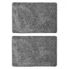 Relay Set Of 2 Mats - Dark Grey - 50x 80cm -Livora Home Shop 13908380 5905052680095269