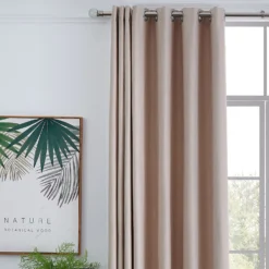 Extendable Curtain Pole With Stud Finial - Steel 25/28mm -Livora Home Shop 13909291 1824987948412382