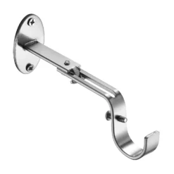 Extendable Curtain Pole With Stud Finial - Steel 25/28mm -Livora Home Shop 13909291 1854987948559616