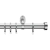 Extendable Curtain Pole With Crystal Finial - Steel -Livora Home Shop 13909293 1674987948379727
