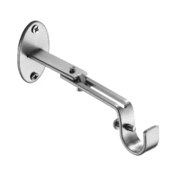 Extendable Curtain Pole With Crystal Finial - Brass -Livora Home Shop 13909294 1154987948275099