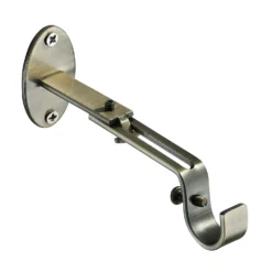 Extendable Curtain Pole With Stud Finial - Steel 16/19mm -Livora Home Shop 13909331 2474987948542696