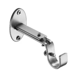 Extendable Curtain Pole With Crackle Glass Finial - Steel -Livora Home Shop 13909332 1444987948545924