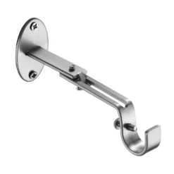 Extendable Curtain Pole With Crackle Glass Finial - Steel -Livora Home Shop 13909332 2034987948591005