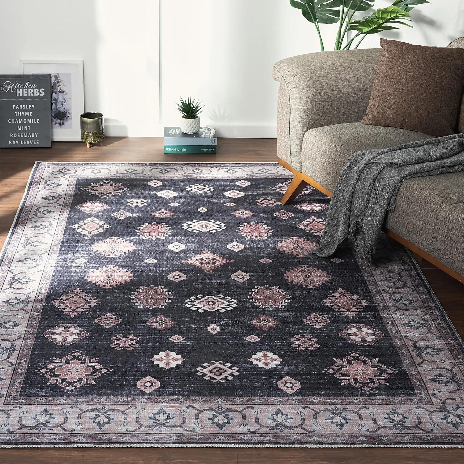 Persian Washable Farah Rug - 160x230cm 4 Persian Washable Farah Rug - 160x230cm - Image 2