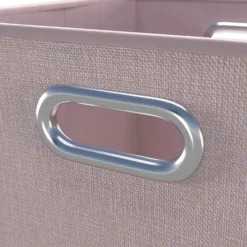 Clever Cube Fabric Insert - Set Of 2 - Blush Pink -Livora Home Shop 13911398 8724981912685943