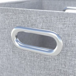 Clever Cube Fabric Insert - Set Of 2 - Woven Silver -Livora Home Shop 13911399 1174981913270010