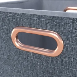 Clever Cube Fabric Insert - Set Of 2 - Woven Marine -Livora Home Shop 13911400 2134981912957077