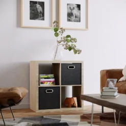 Clever Cube Fabric Insert - Set Of 2 - Woven Pepper 8 Clever Cube Fabric Insert - Set Of 2 - Woven Pepper -Livora Home Shop 13911401 1774981912862802