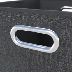 Clever Cube Fabric Insert - Set Of 2 - Woven Pepper 9 Clever Cube Fabric Insert - Set Of 2 - Woven Pepper -Livora Home Shop 13911401 8194981912928613