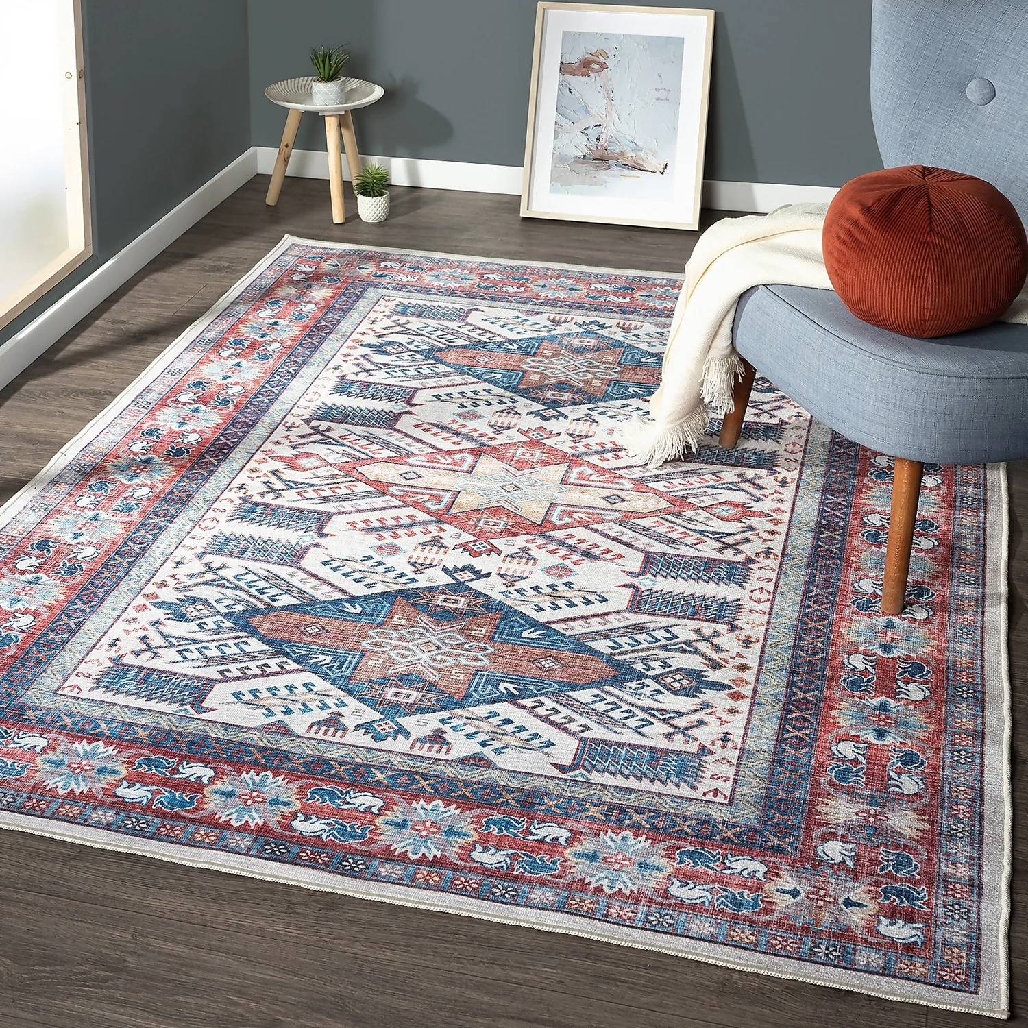 Persian Washable Sara Rug - 120x170cm 4 Persian Washable Sara Rug - 120x170cm - Image 2