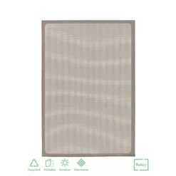 Relay Recycled Indoor/Outdoor Rug - Natural - 200x290cm