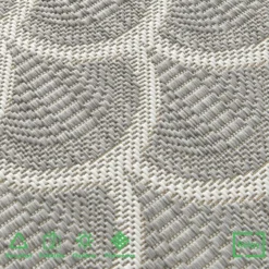 Relay Recycled Indoor/Outdoor Rug - Grey - 160x230cm -Livora Home Shop 14015912 6745006090459241