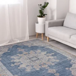Opal Medallion Rug Navy 135x195cm -Livora Home Shop 14015920 2015006094727641