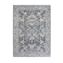 Traditional Rug - Grey & Pink - 120x170cm