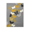 Butterfly Rug - Grey & Ochre - 120x170cm -Livora Home Shop 14015949 4515006085464793