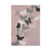 Butterfly Rug - Grey & Blush - 120x170cm -Livora Home Shop 14015951 1465006086097577