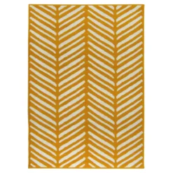 Herringbone Rug - Ochre - 120x170cm
