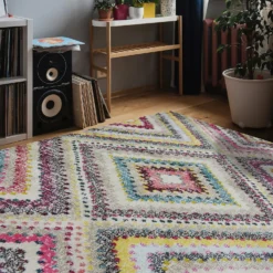 Villa Tribal Rug - Multicoloured - 160x230cm -Livora Home Shop 14015977 1585006092541556