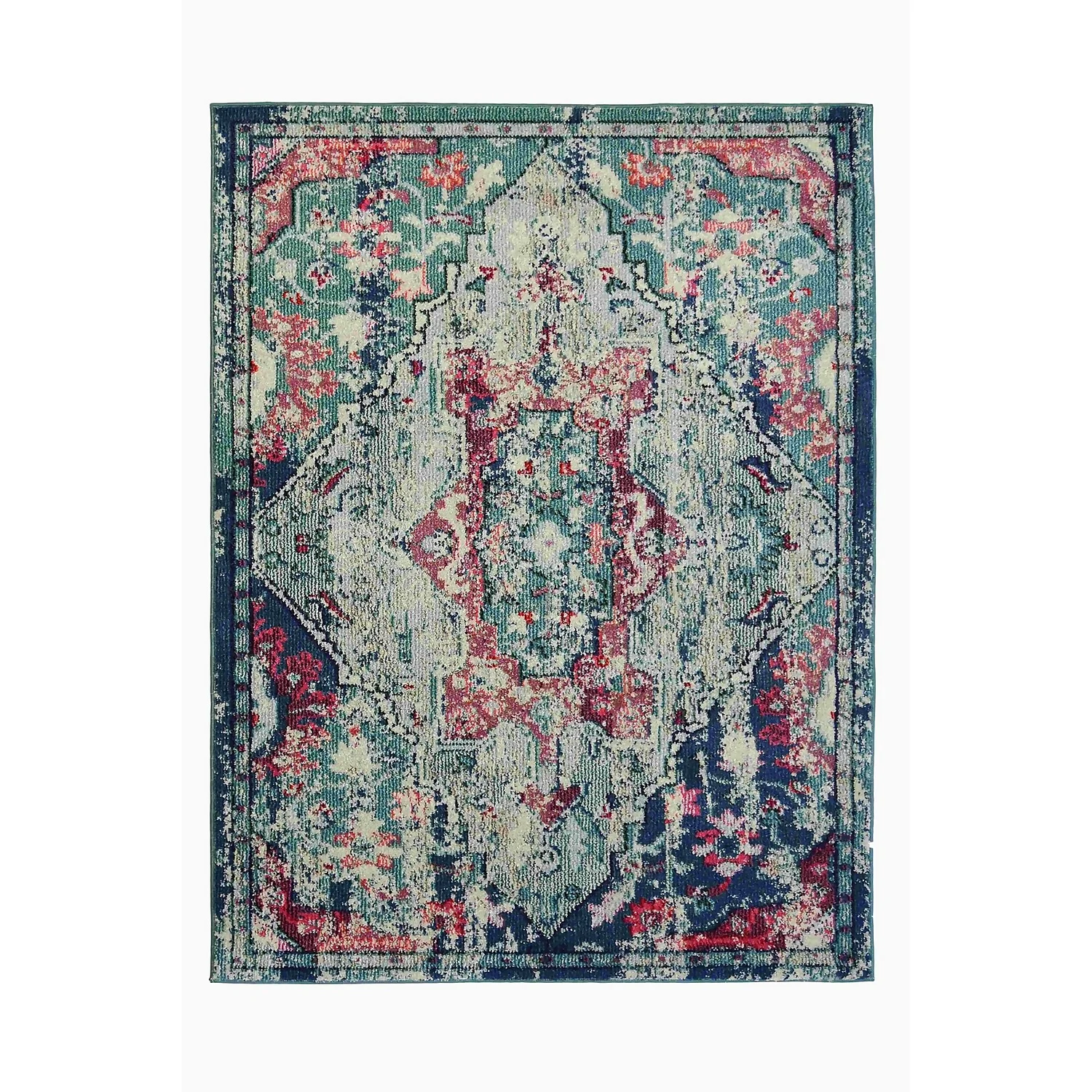 Villa Distressed Rug - Multicoloured - 160x230cm 3 Villa Distressed Rug - Multicoloured - 160x230cm