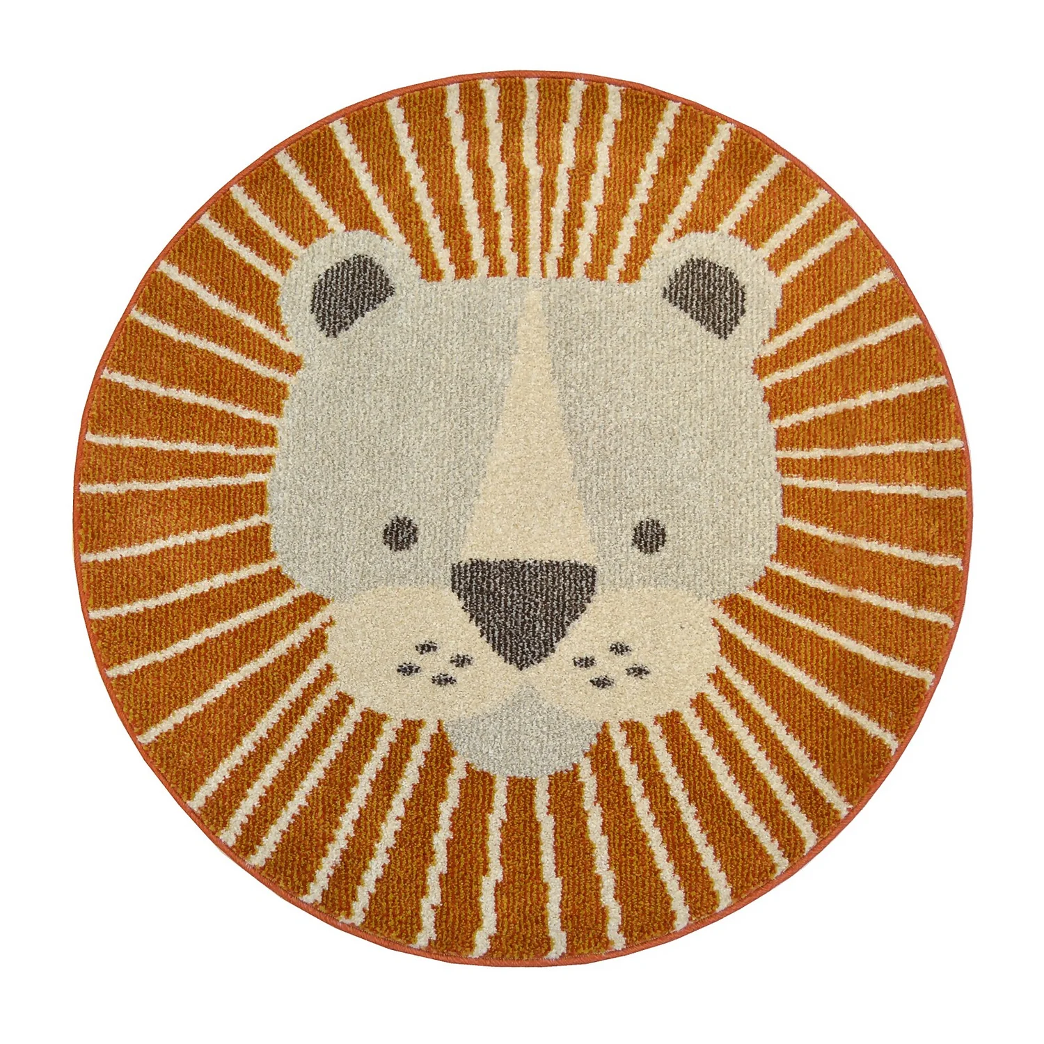 Lion Rug - Grey - 120cm 3 Lion Rug - Grey - 120cm