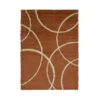 Snug Bubbles Rug - Terracotta & Ivory - 120x170cm -Livora Home Shop 14016034 1245006094017622