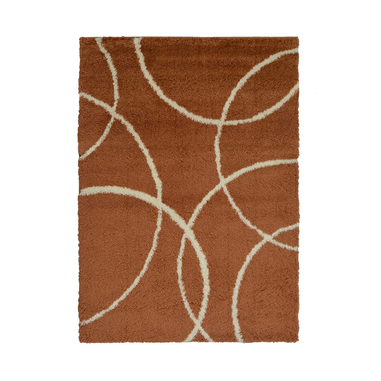 Snug Bubbles Rug - Terracotta & Ivory - 120x170cm 3 Snug Bubbles Rug - Terracotta & Ivory - 120x170cm