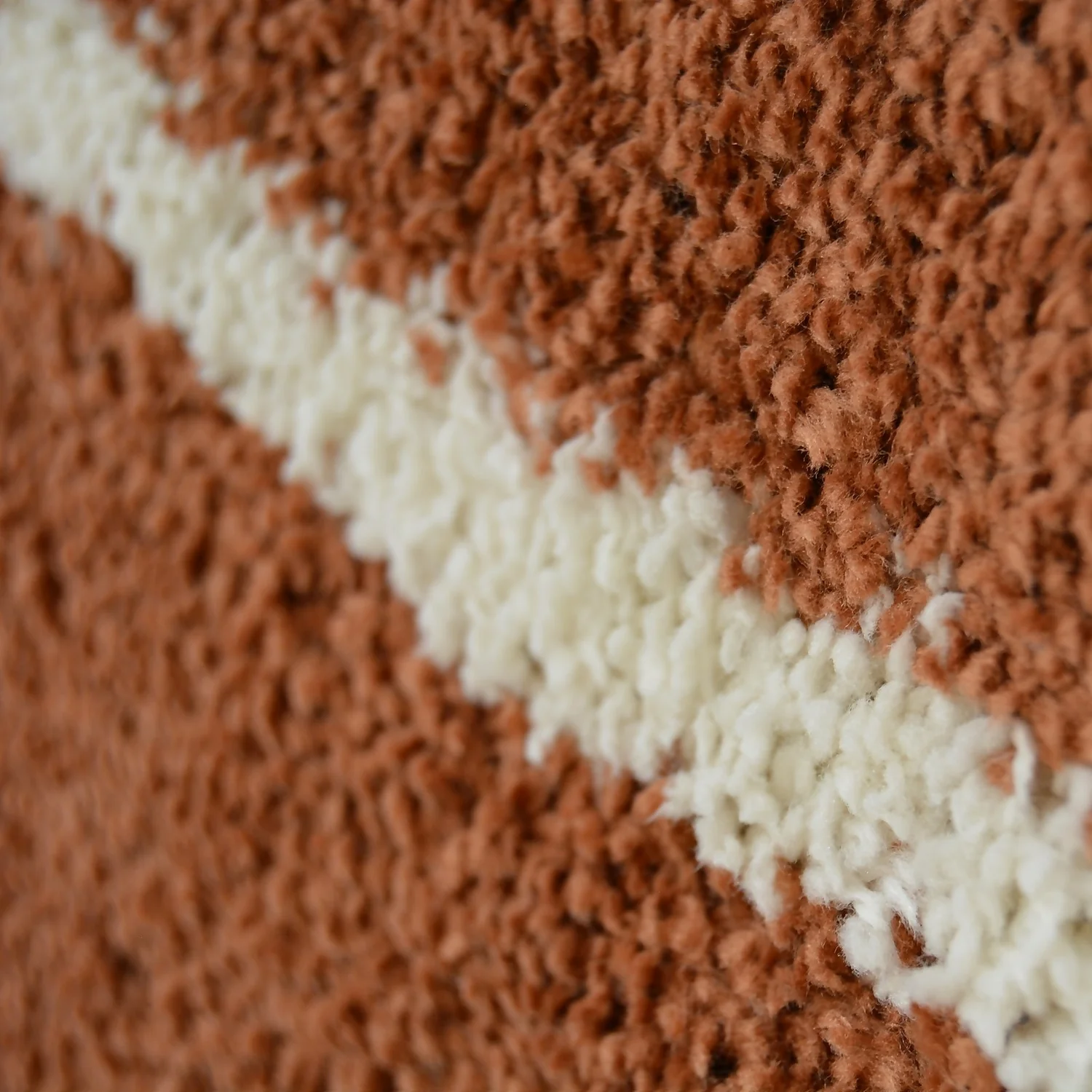 Snug Bubbles Rug - Terracotta & Ivory - 120x170cm 6 Snug Bubbles Rug - Terracotta & Ivory - 120x170cm - Image 4