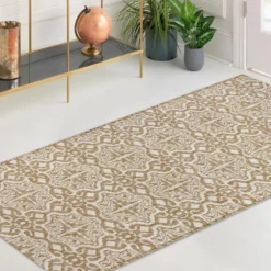 County Victorian Indoor/Outdoor Rug - Natural - 67x200cm -Livora Home Shop 14016065 1765006085316434
