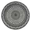 County Circle Indoor/Outdoor Rug - Grey - 133cm -Livora Home Shop 14016069 6885006085152367