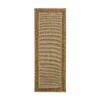 Denver Border Indoor/Outdoor Rug - Latte - 80x200cm -Livora Home Shop 14016071 1975006092375788