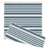 Duo Weave Indoor/Outdoor Rug - Stripes Ocean - 120x170cm -Livora Home Shop 14016653 2145002672525791