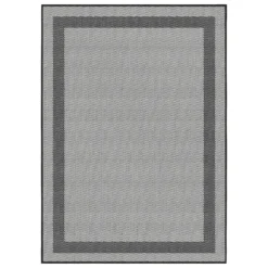 Duo Weave Indoor/Outdoor Rug - Charcoal - 160x230cm -Livora Home Shop 14016656 2465003718664389