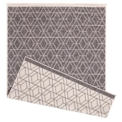 Duo Weave Indoor/Outdoor Rug - Diamonds Grey - 160x230cm