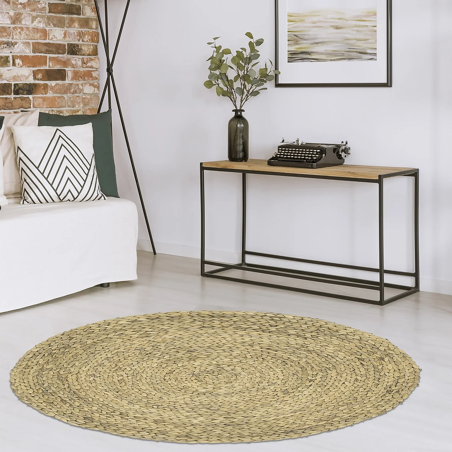 Java Circle Rug - Natural - 122cm 4 Java Circle Rug - Natural - 122cm - Image 2