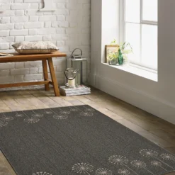 Geneva Washable Rug - Lead & Sand - 80x140cm 5 Geneva Washable Rug - Lead & Sand - 80x140cm -Livora Home Shop 14016704 1385002672100253
